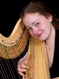 Harpist Katherine Saxton